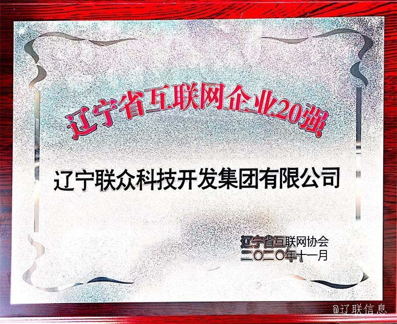 遼聯(lián)集團(tuán)榮獲遼寧省互聯(lián)網(wǎng)企業(yè)20強(qiáng)3.jpg 遼聯(lián)集團(tuán)榮獲遼寧省互聯(lián)網(wǎng)企業(yè)20強(qiáng)3.jpg